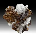 Calcite with Hemimorphite - image 1