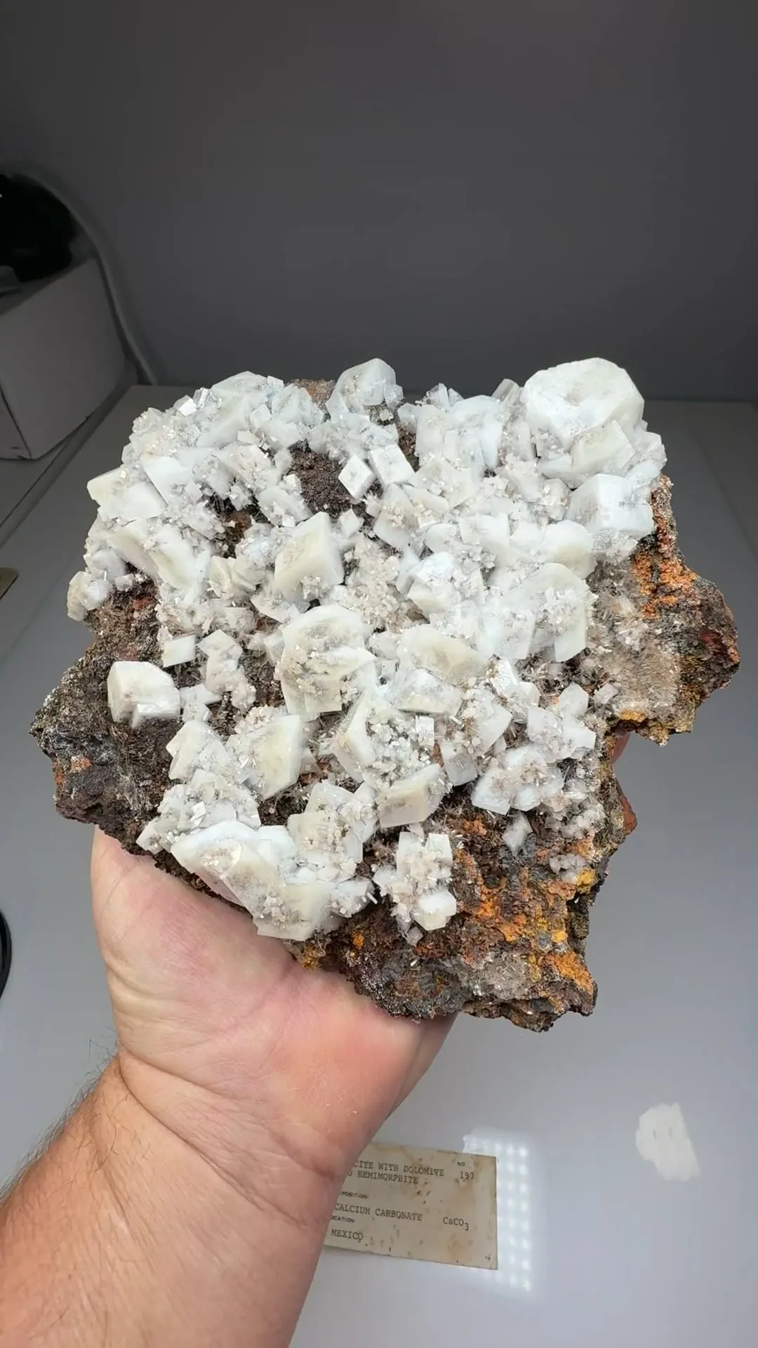 Calcite with Hemimorphite - image 2