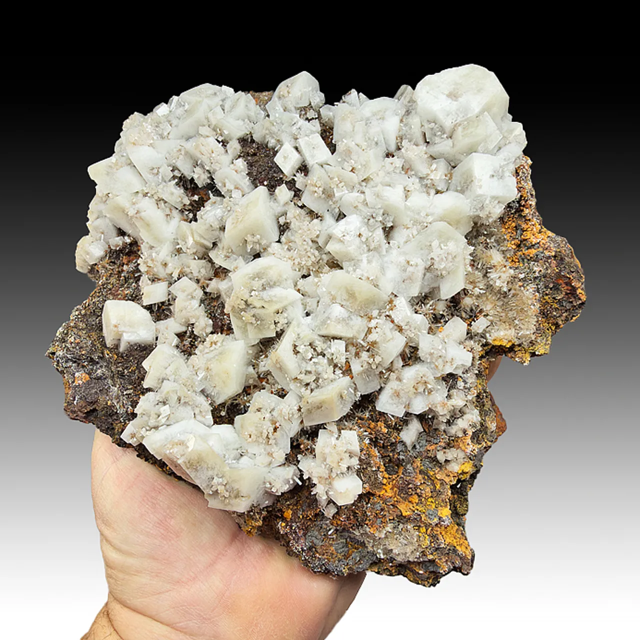 Calcite with Hemimorphite - image 1