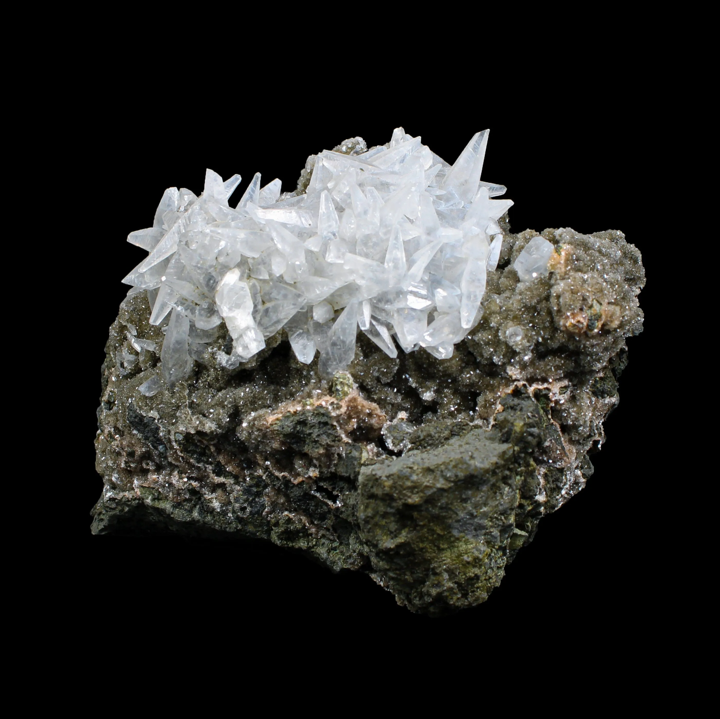 Calcite with Heulandite Natural Mineral Specimen - image 3