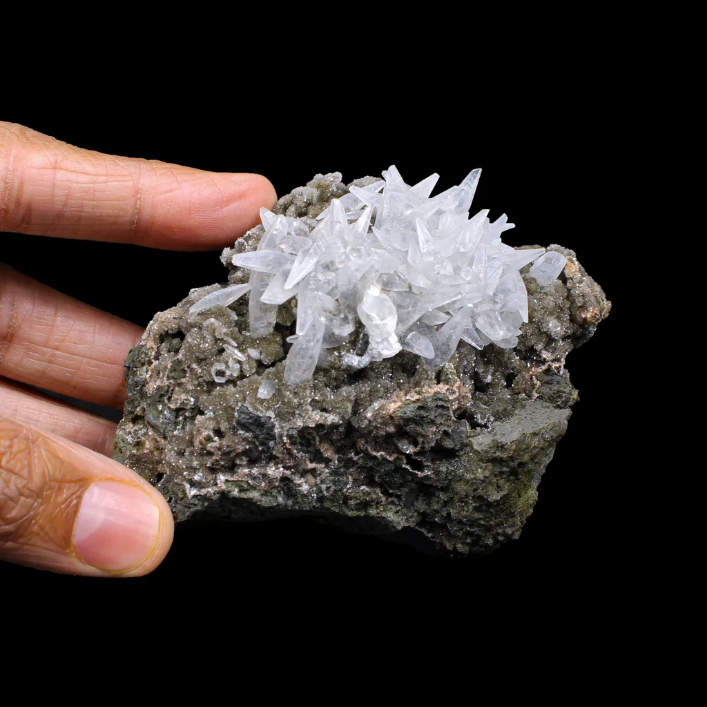 Calcite with Heulandite Natural Mineral Specimen - image 6