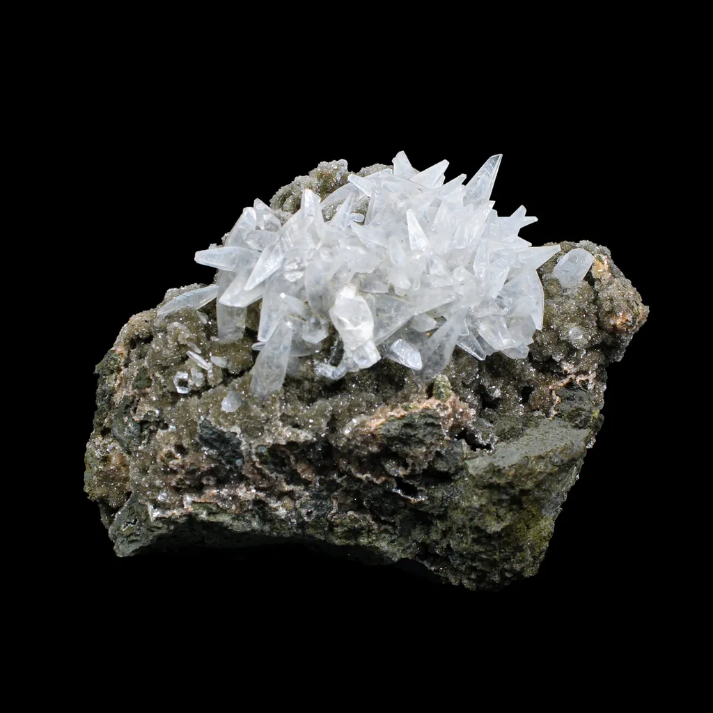 Calcite with Heulandite Natural Mineral Specimen - image 3