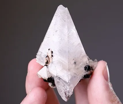 Calcite with Ilvaite