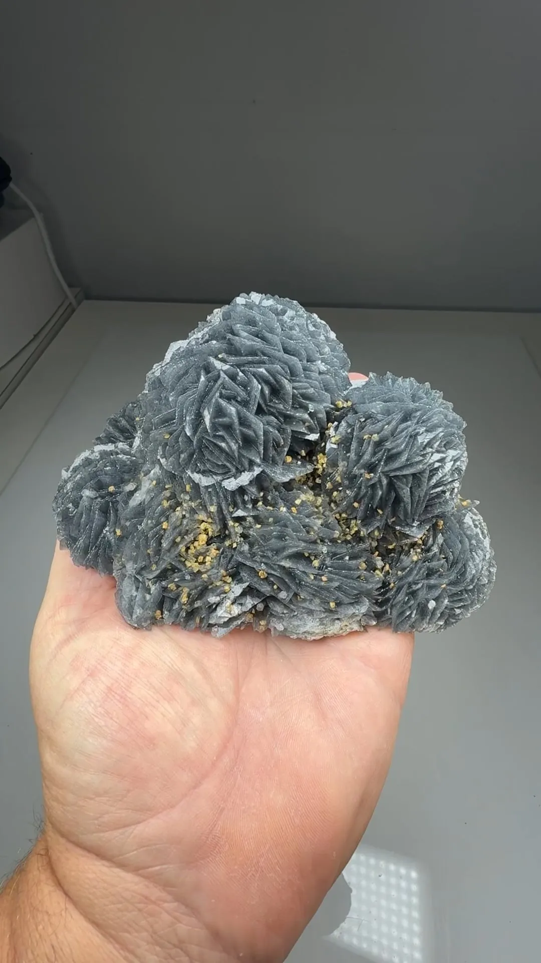 Calcite with Jamesonite inclusions - image 2