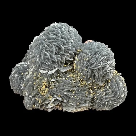 Calcite with Jamesonite Inclusions from Romania, Maramureș County, Baia Mare, Herja Mine image