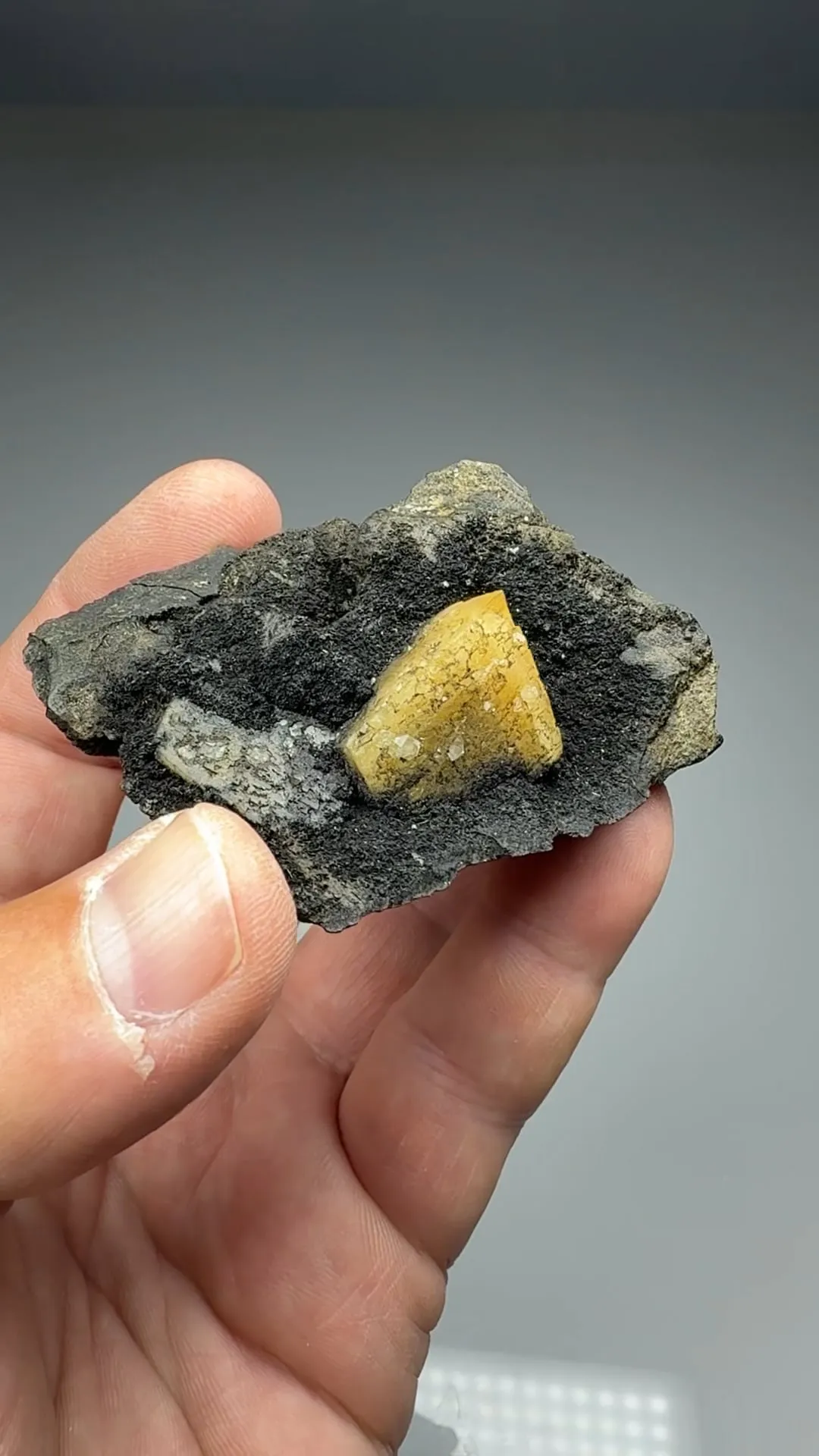 Calcite with Julgoldite, Analcime - image 2