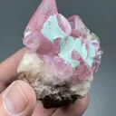 Calcite with Kolwezite, Plancheite - image 2