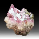 Calcite with Kolwezite, Plancheite - image 1