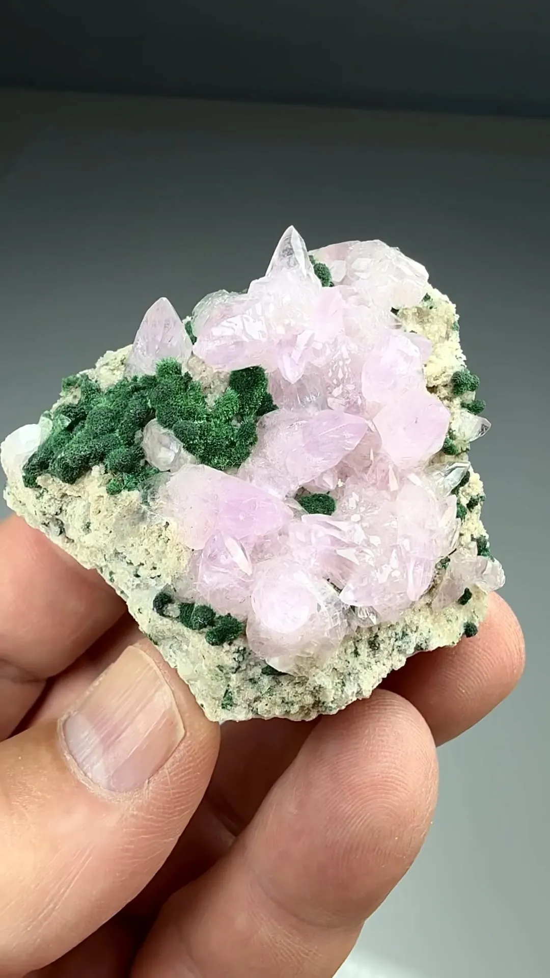Calcite with Malachite (158) - image 2