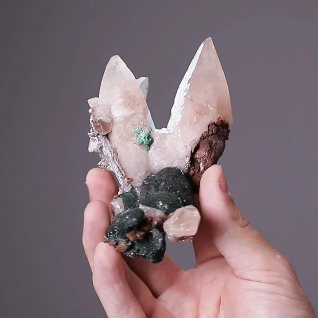 Calcite with Malachite - image 2