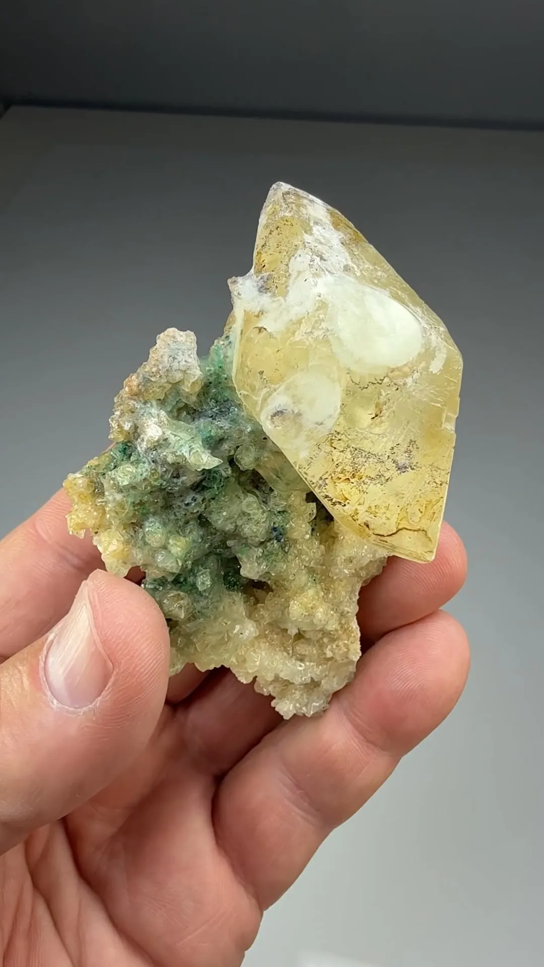 Calcite with Malachite - image 2