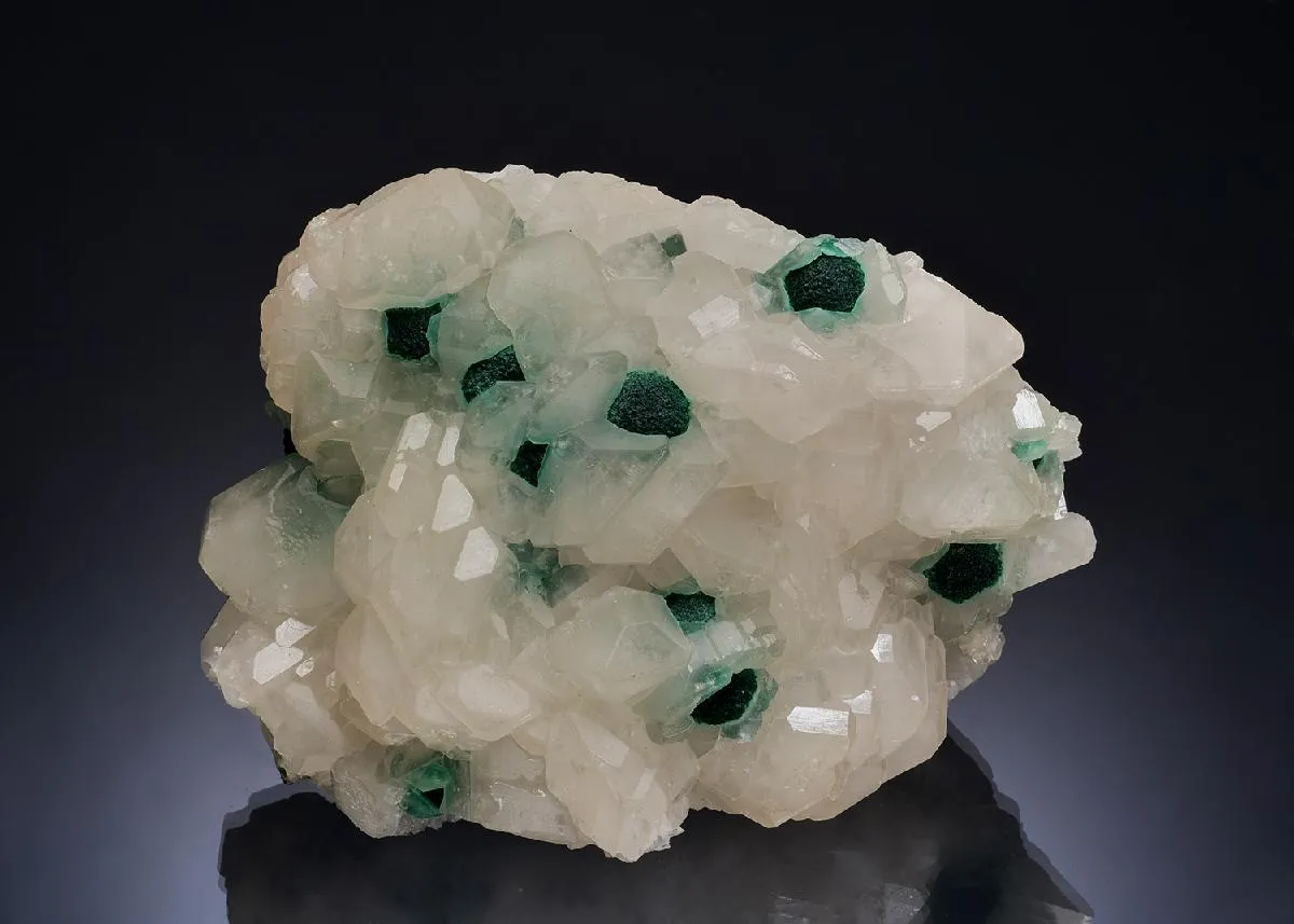 CALCITE with MALACHITE - image 1