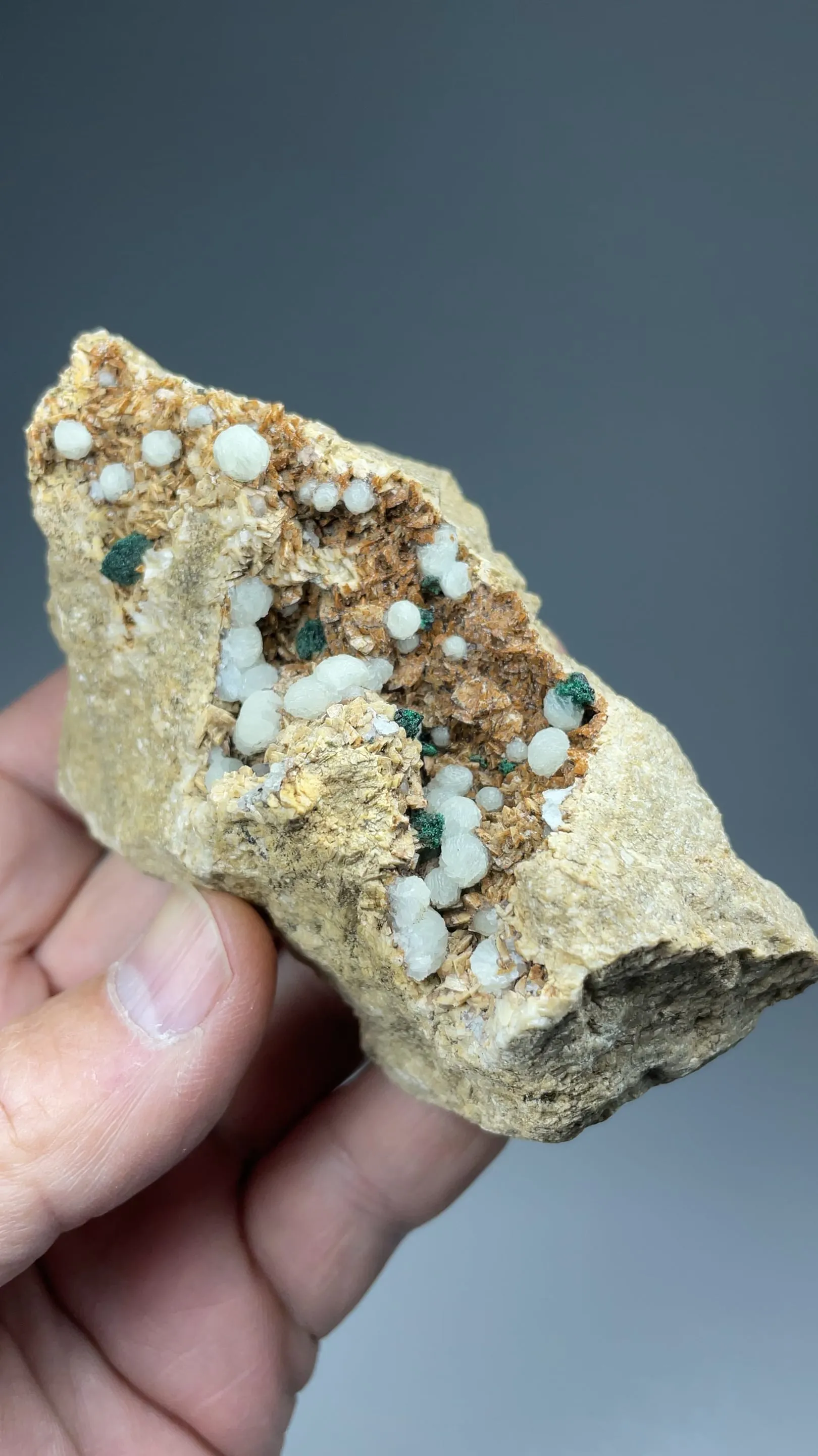 Calcite with Malachite - image 2