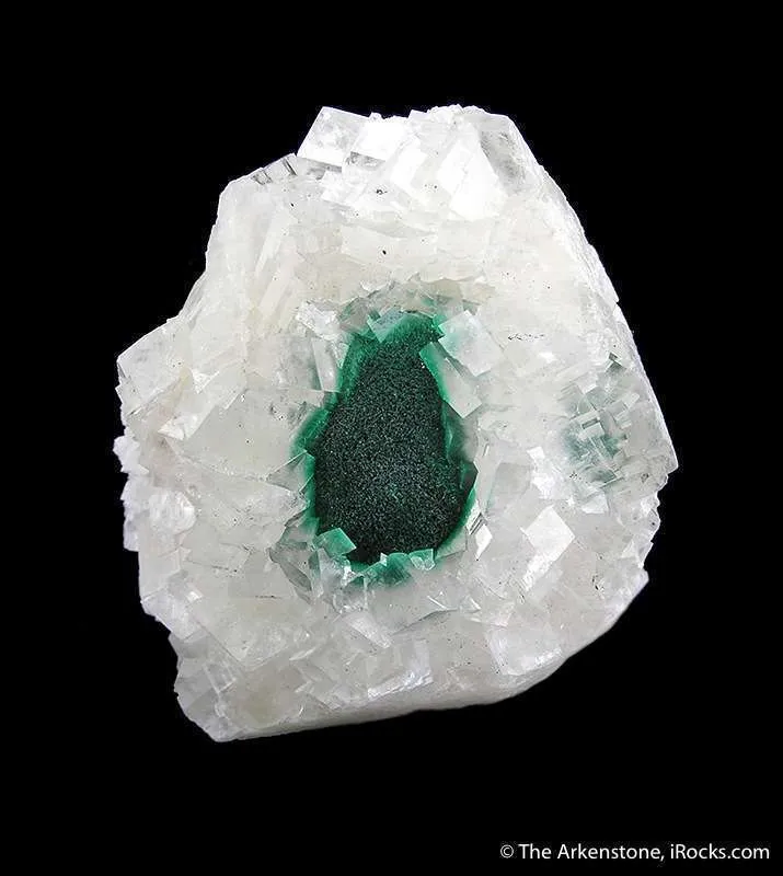 Calcite With Malachite image