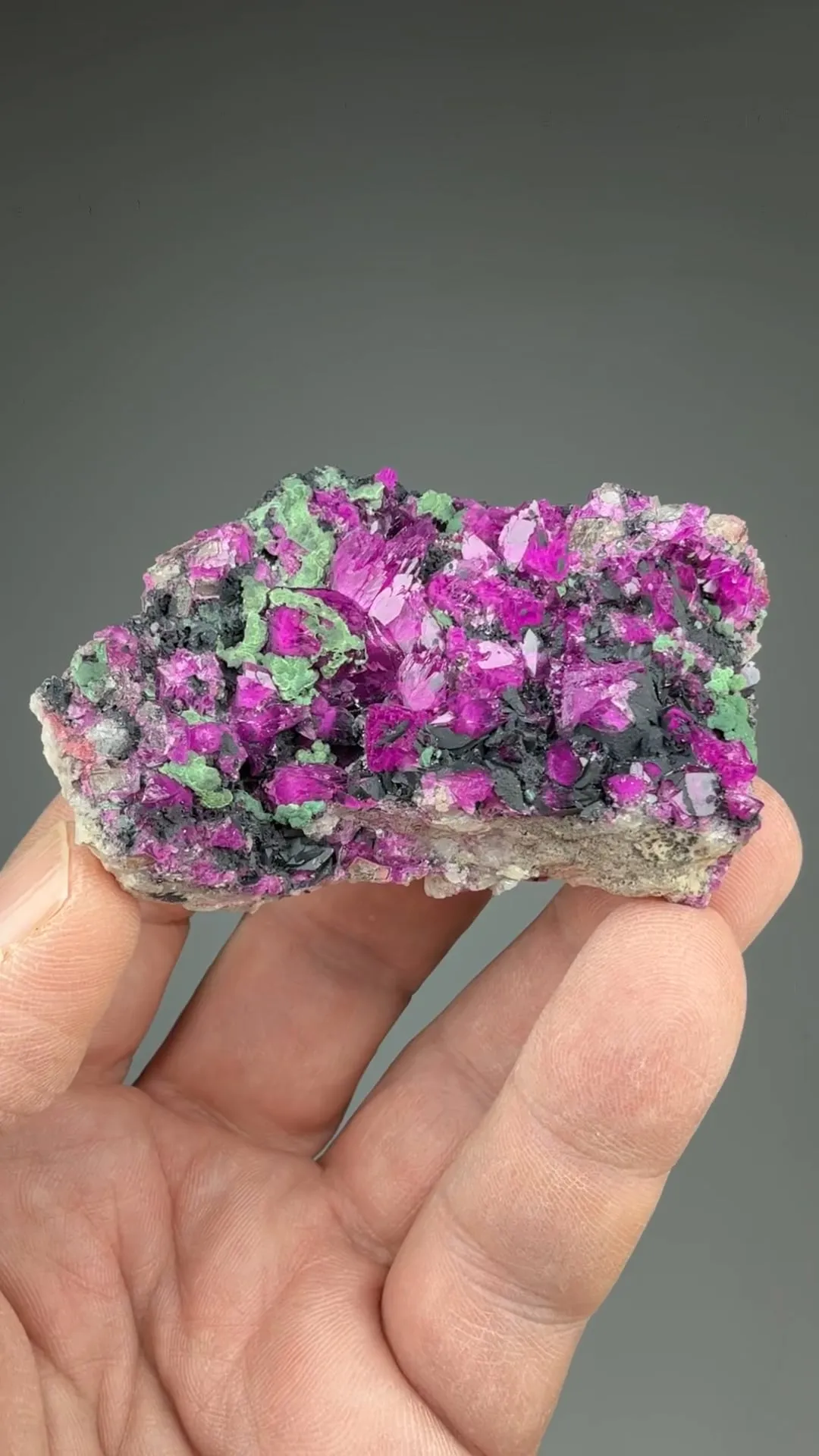 Calcite with Malachite - image 2