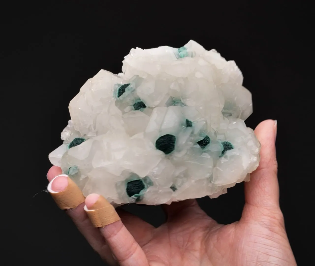 CALCITE with MALACHITE - image 2