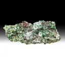 Calcite with Malachite, Duftite - image 1