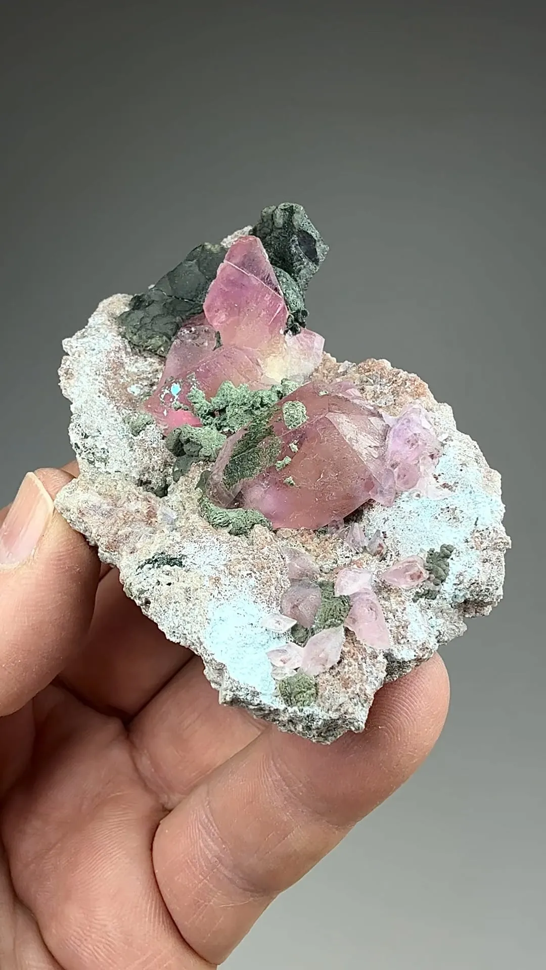 Calcite with Malachite - image 2