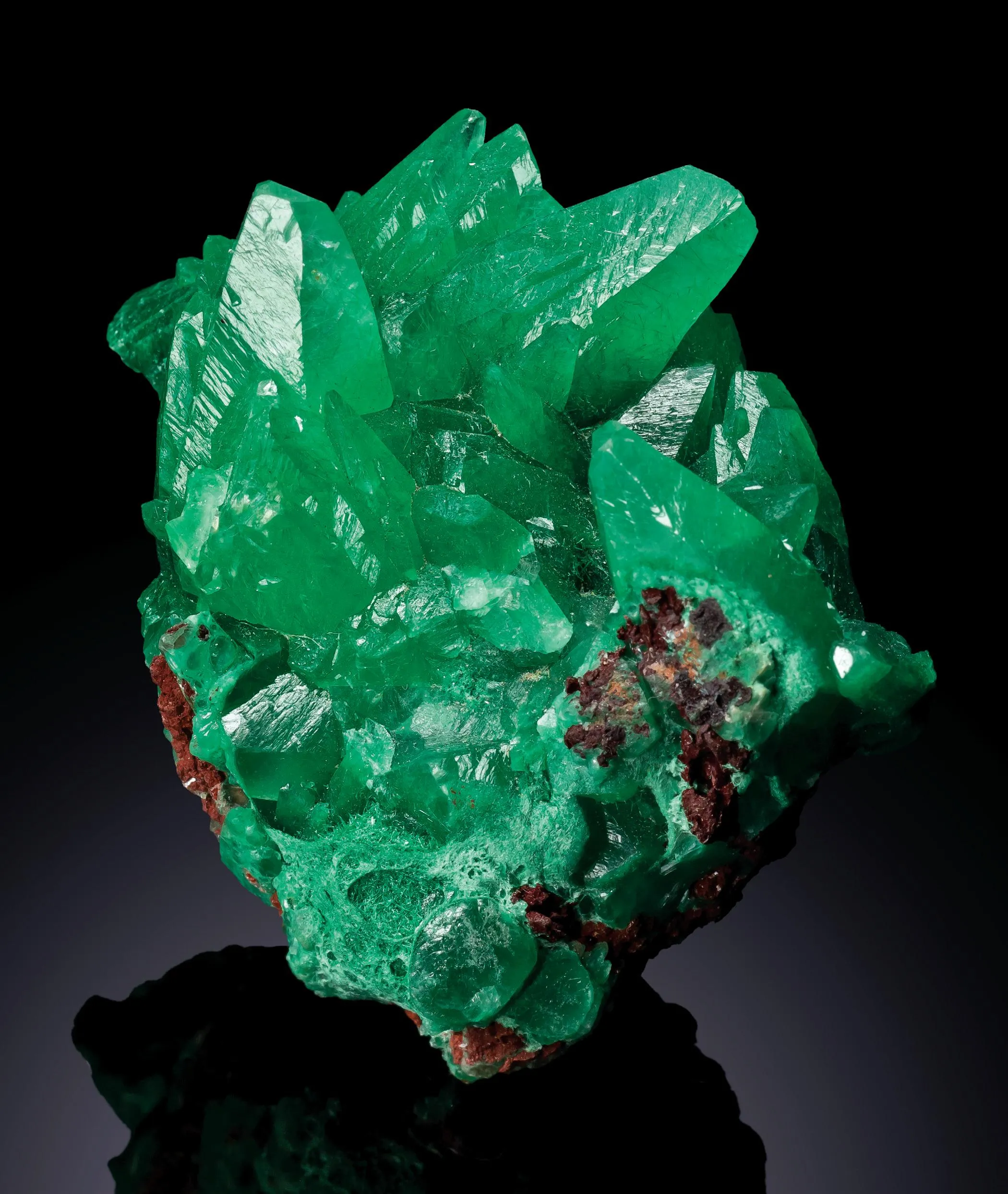 Calcite with Malachite inclusions - image 1