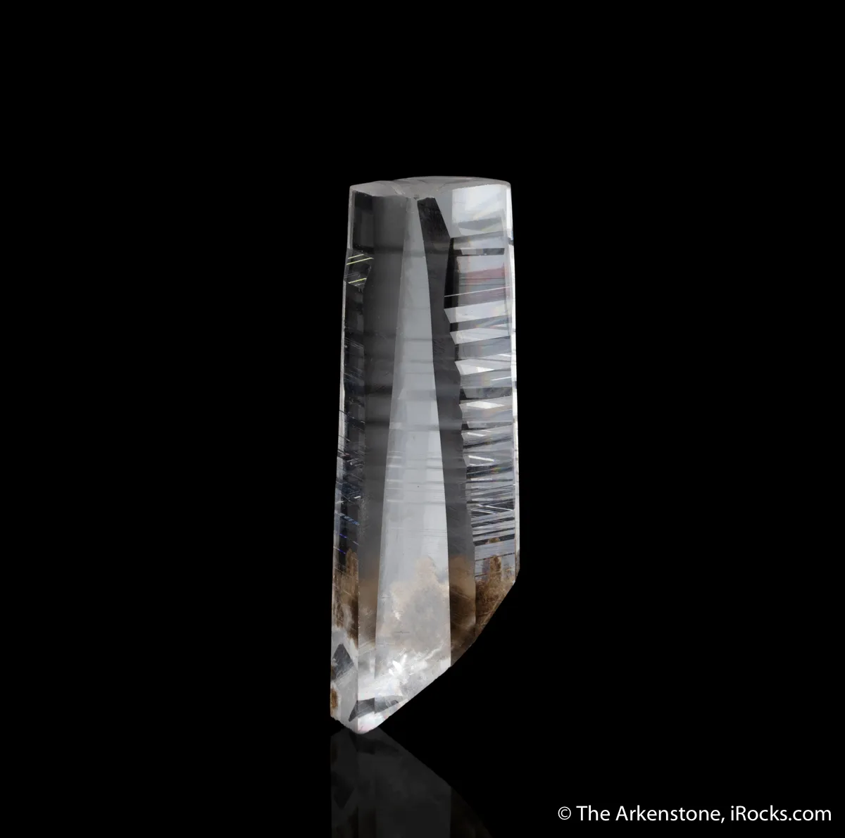 Calcite with Manganese Dendrite Inclusions - image 3