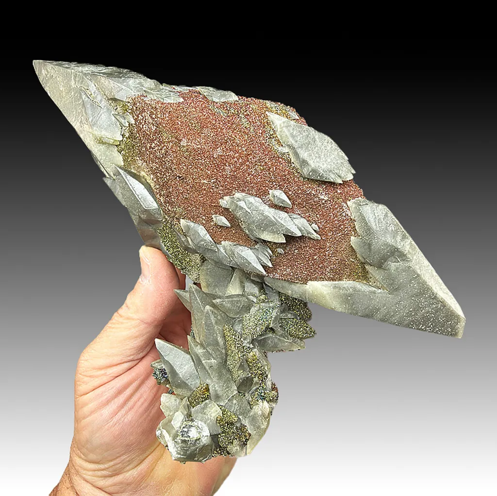 Calcite with Marcasite, Chalcopyrite image
