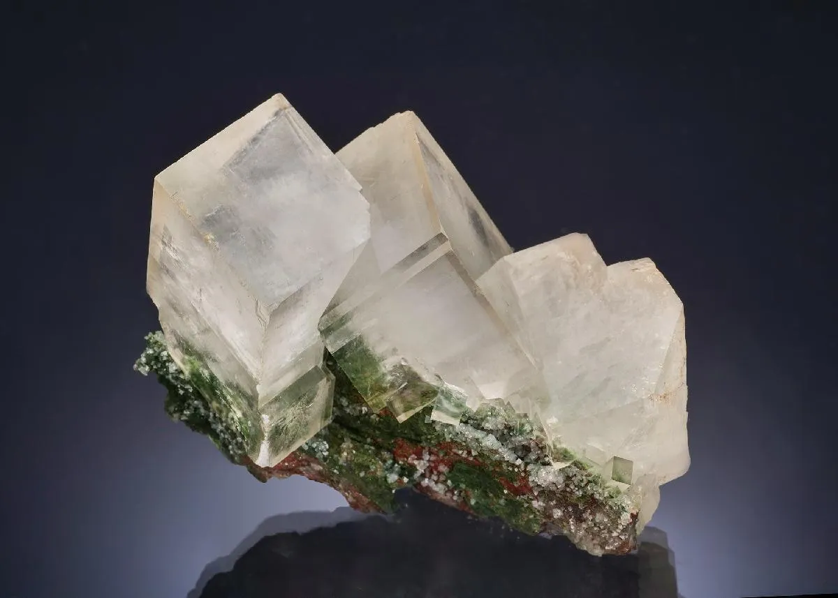 Calcite with Mottramite - image 1