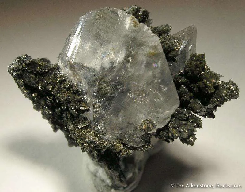 Calcite With Mottramite image