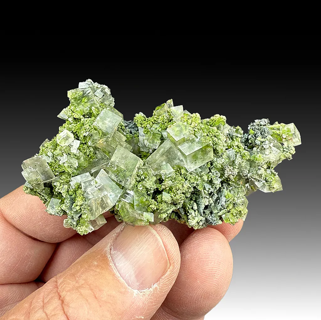 Calcite with Mottramite image