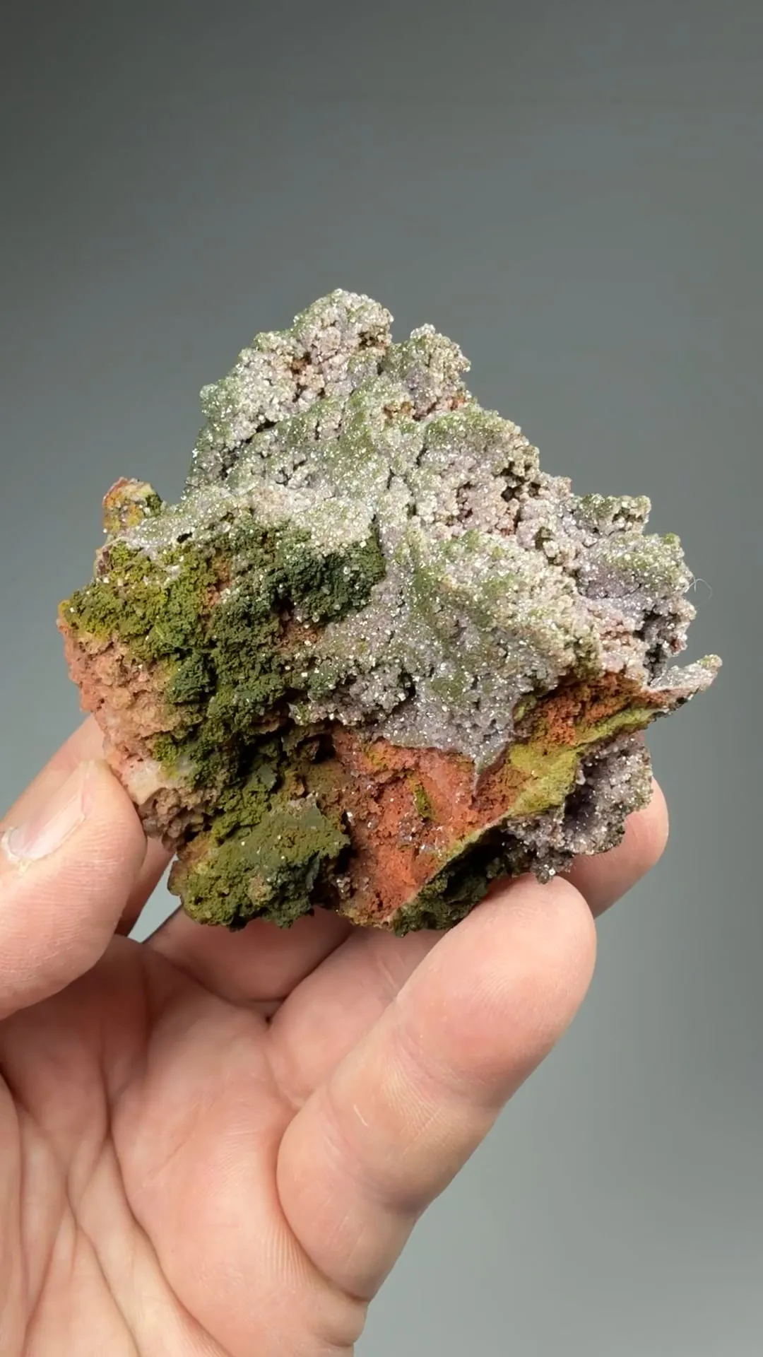 Calcite with Mottramite - image 2