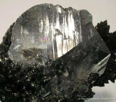 Calcite With Mottramite - image 2