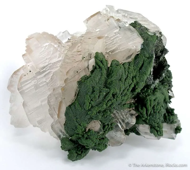 Calcite With Mottramite - image 2