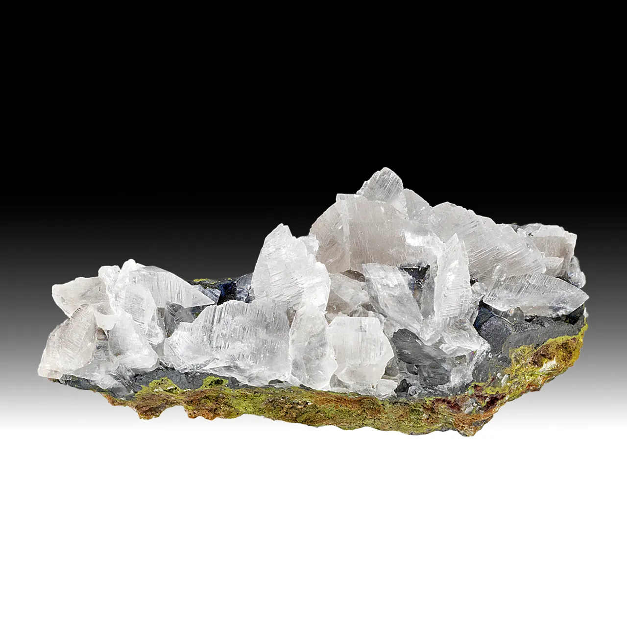 Calcite with Mottramite - image 1