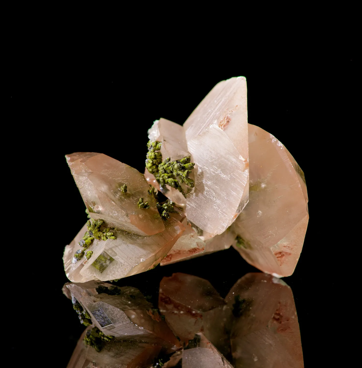 Calcite with Mottramite from Namibia, Oshikoto Region, Tsumeb - image 1