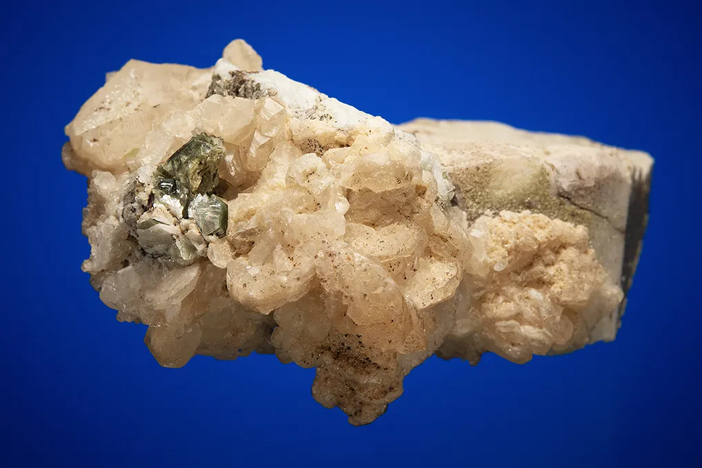 Calcite with Muscovite on Albite and Microcline - image 5