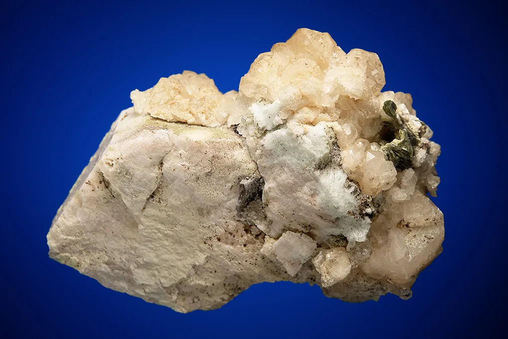 Calcite with Muscovite on Albite and Microcline - image 3
