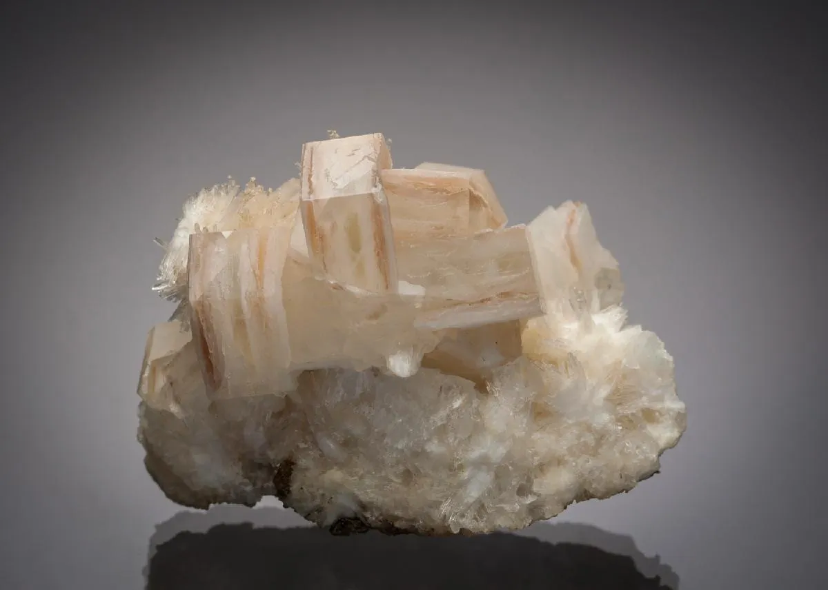 Calcite with Natrolite - image 1