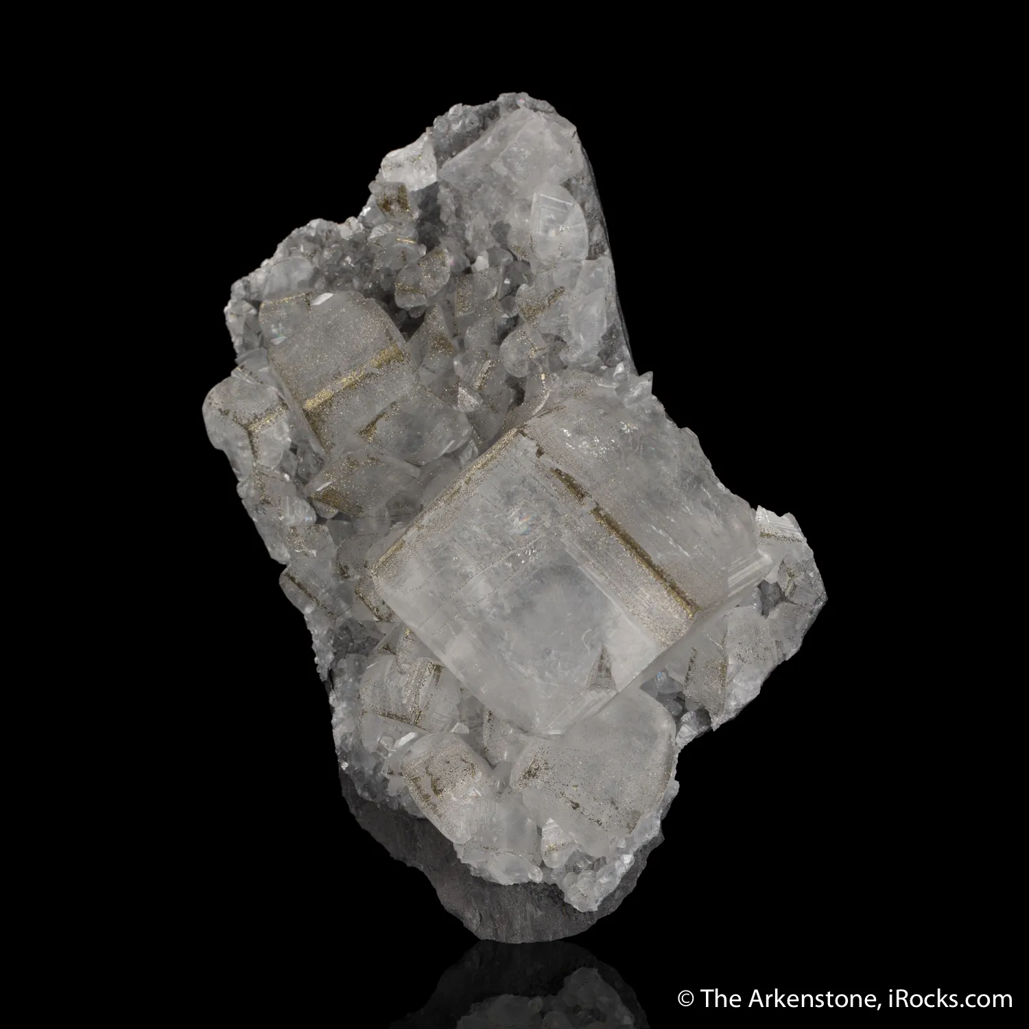 Calcite with oriented Pyrite - image 4