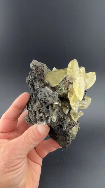 Calcite with Pyrite