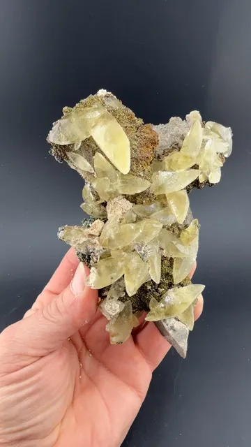 Calcite with Pyrite