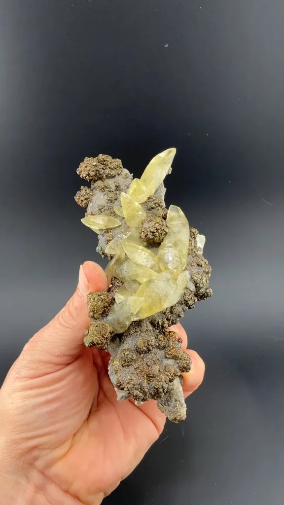 Calcite with Pyrite image