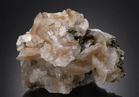 Calcite with Pyrite and Goethite image