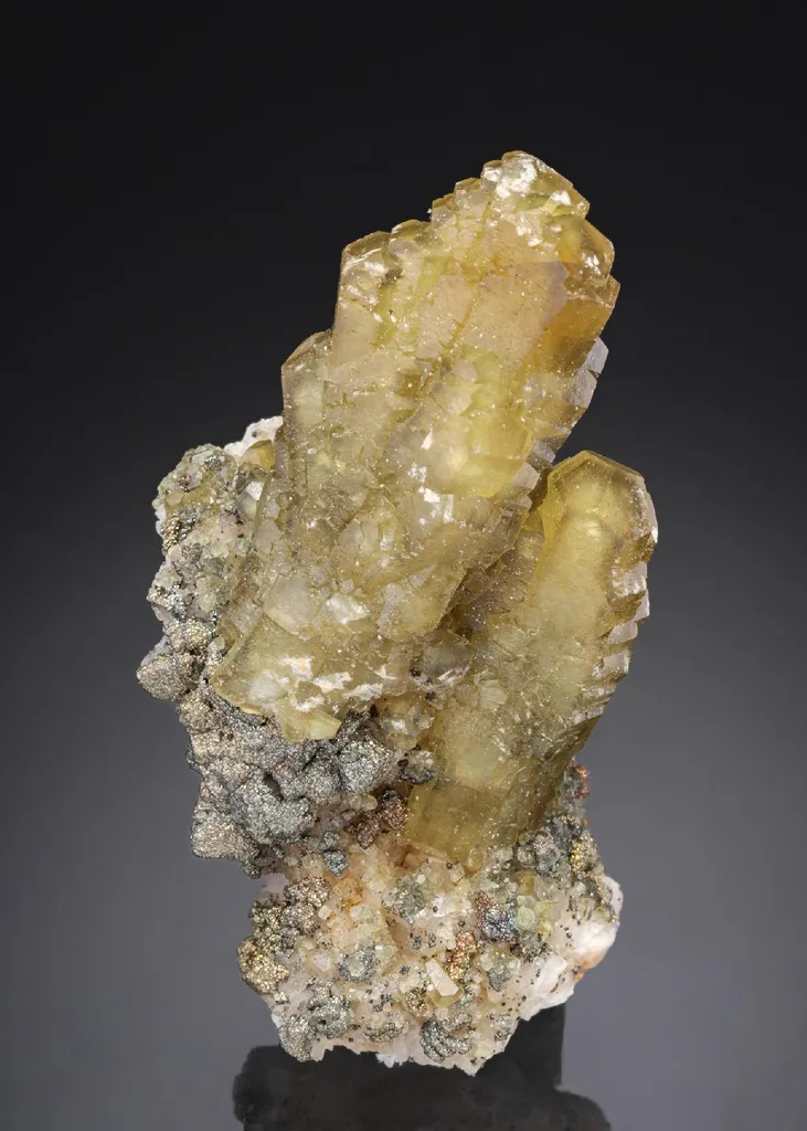 Calcite with Pyrite