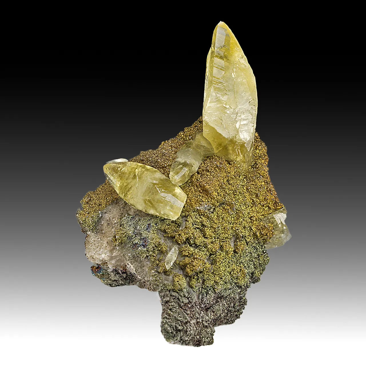Calcite with Pyrite, Dolomite - image 1