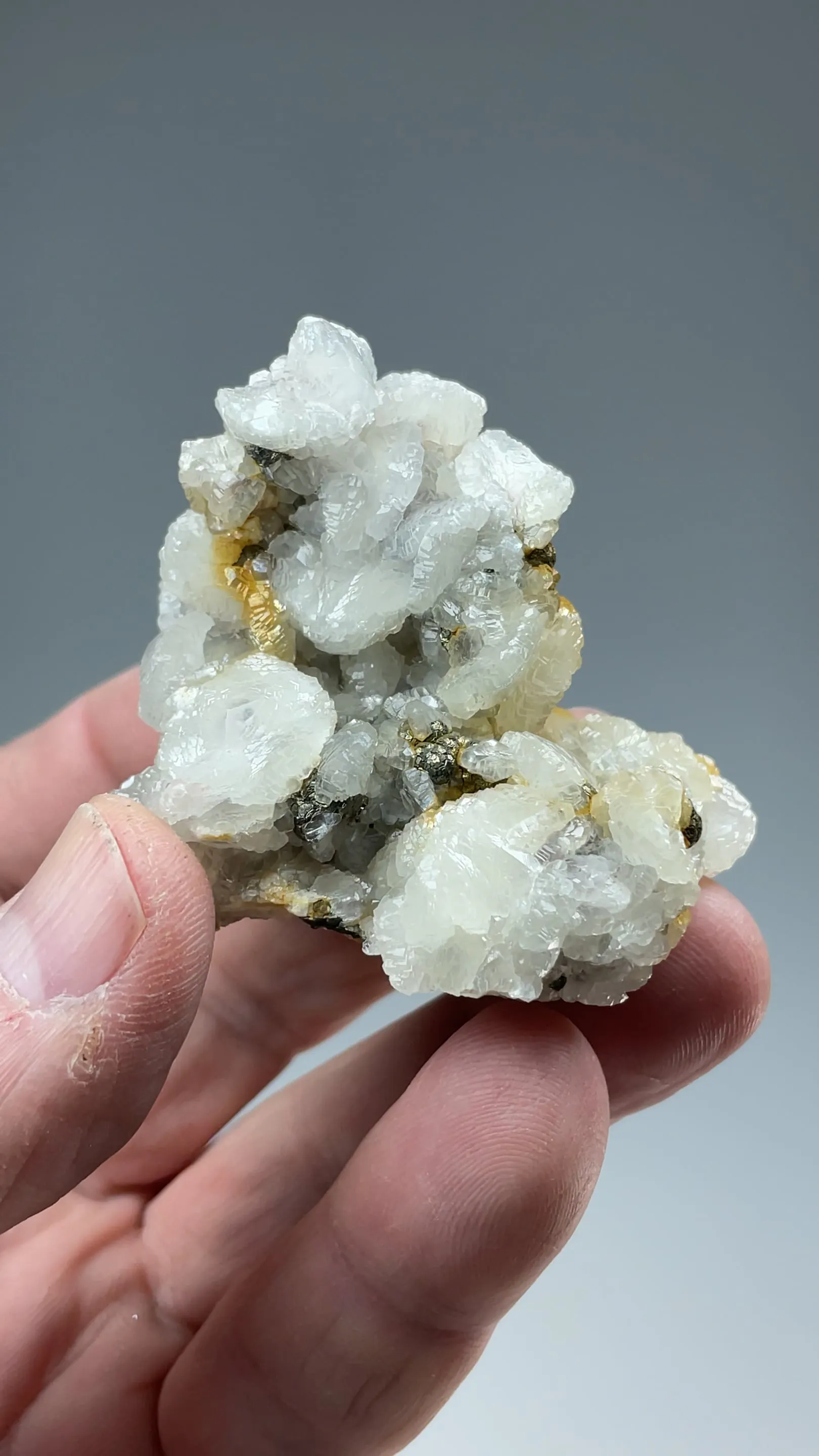 Calcite with Pyrite, Hematite - image 2
