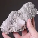 Calcite with Pyrite on Fluorite - image 2