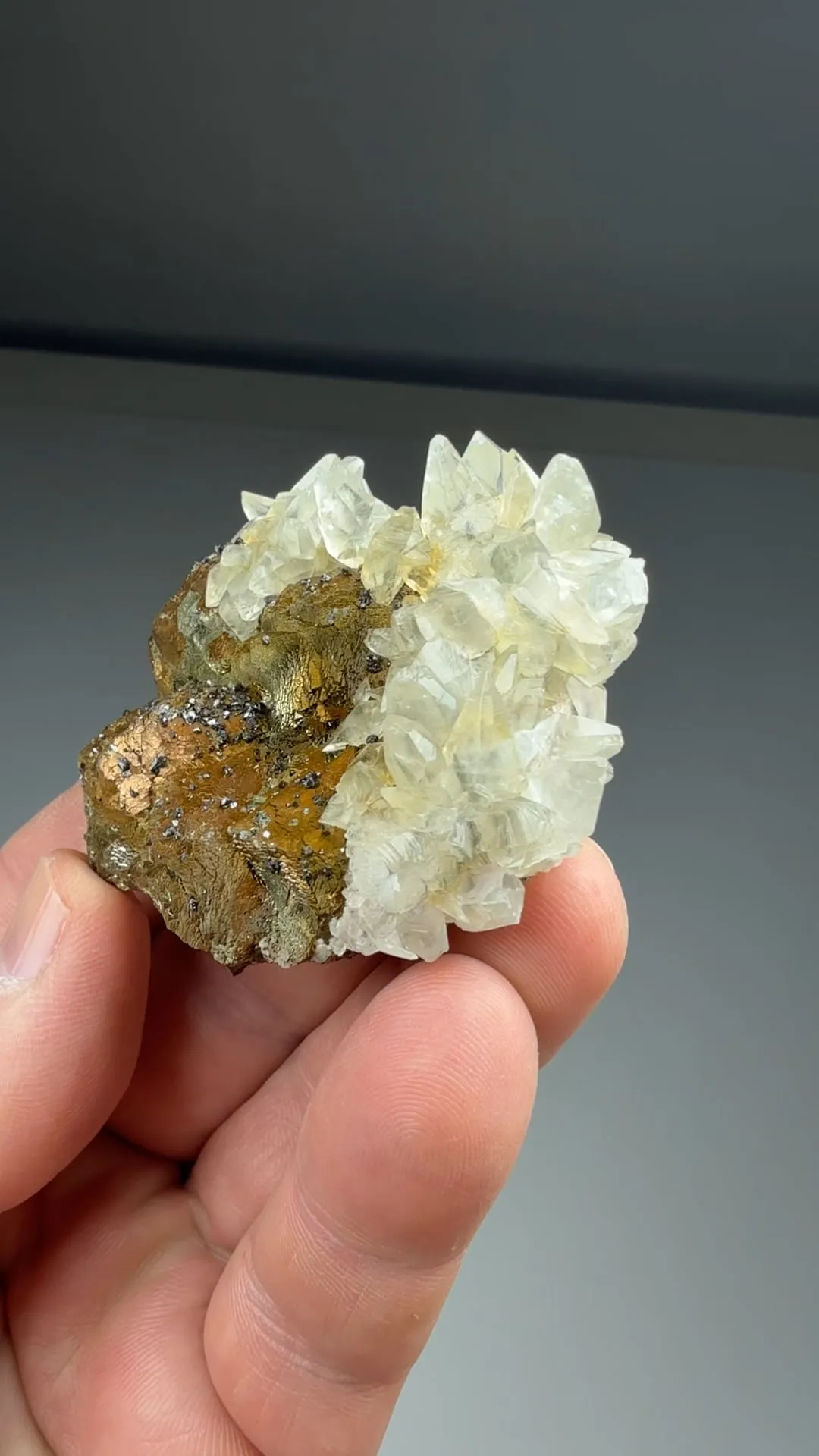Calcite with Pyrite, Sphalerite - image 2