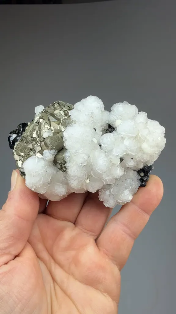 Calcite with Pyrite, Sphalerite - image 2
