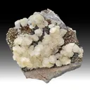 Calcite with Pyrite, Sphalerite - image 1