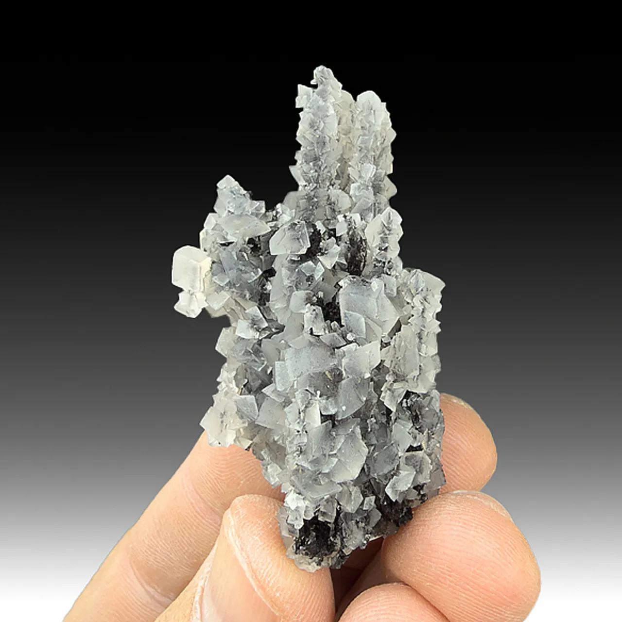 Calcite with Pyrolusite - image 1