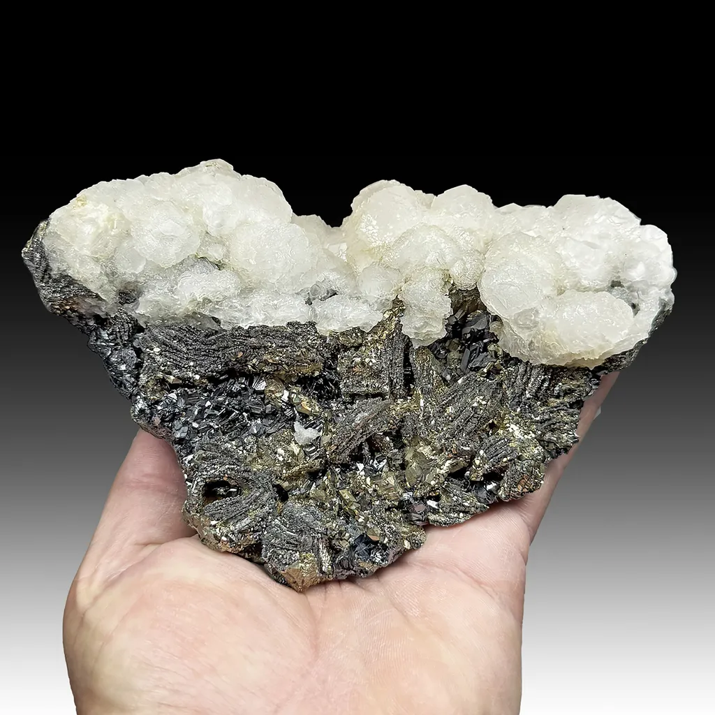 Calcite with Pyrrhotite, Pyrite, Sphalerite image
